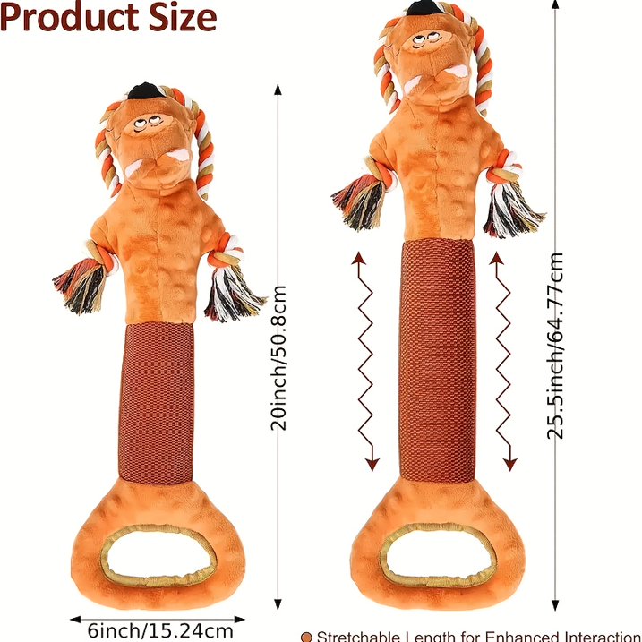 Dog Toys for Aggressive Chewers,Tough Indestructible Dog Toys,Squeaky Toys for Large Dogs,Durable Dog Chew Toys