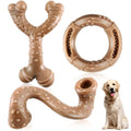 3 Pack Sturdy Nylon Large Dog Chew Toys - Durable Dog Toy Set, Dog Toys for Aggressive Chewers