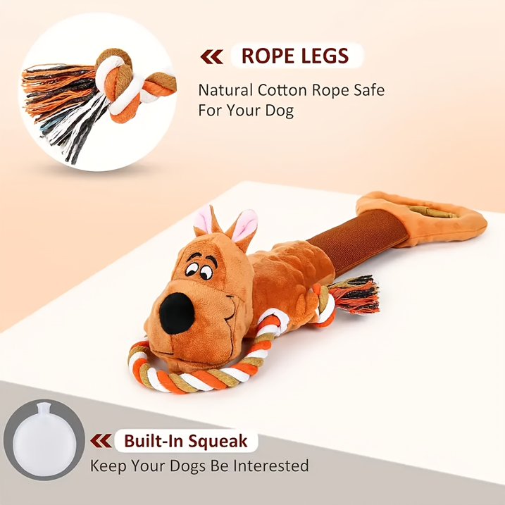 Dog Toys for Aggressive Chewers,Tough Indestructible Dog Toys,Squeaky Toys for Large Dogs,Durable Dog Chew Toys